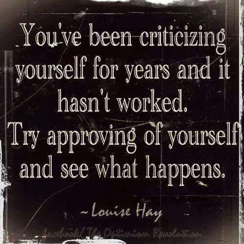 approve of yourself